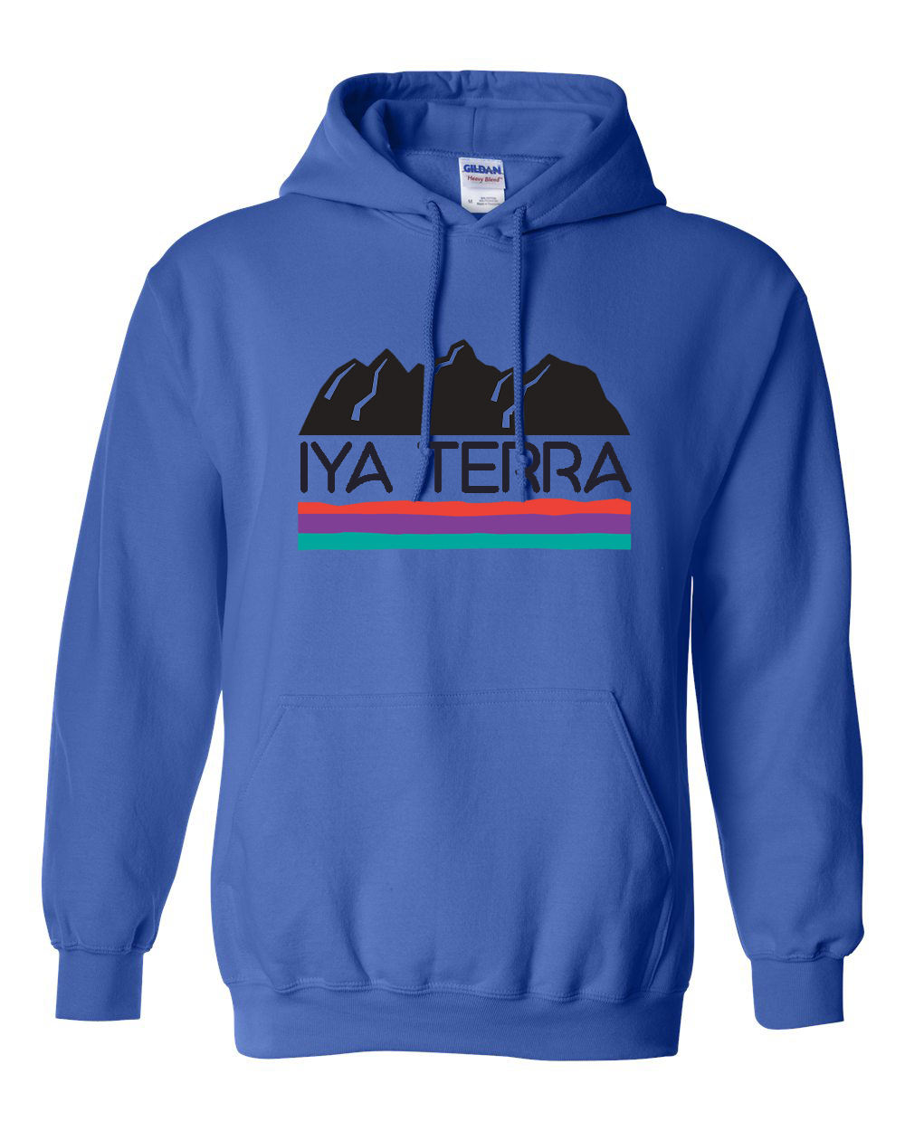 Mountain Pullover Hoodie (Royal Blue)