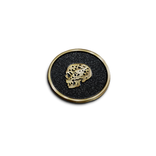 Load image into Gallery viewer, Balance and Duality Skull Pin
